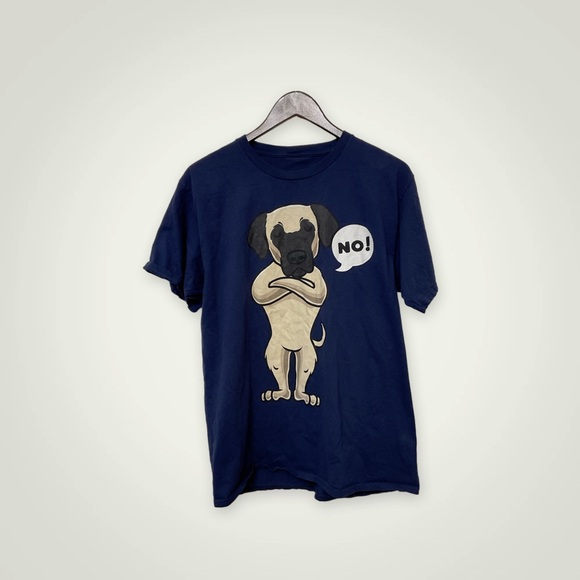 Men’s Kangal Stubborn Anatolian Shepherd Dog Essential T-Shirt with “NO!” Saying - Picture 4 of 5